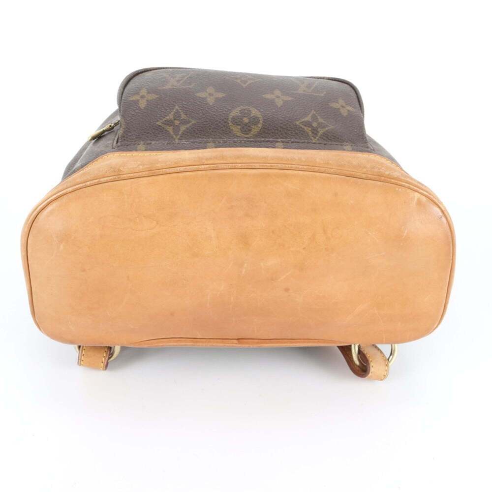 LOUIS VUITTON Brown Monogram Leather Backpack - Picture 5 of 9